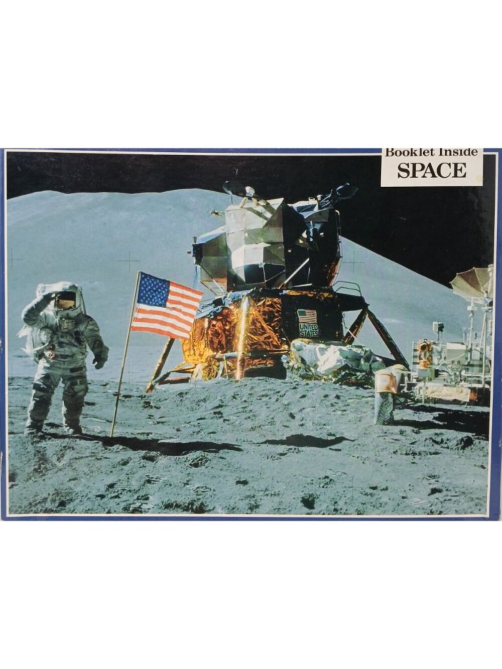 Smithsonian Jigsaw Puzzle 550 Pc Deluxe Ed W/ Space Booklet VTG 1989 #GS9 - Picture 2 of 7